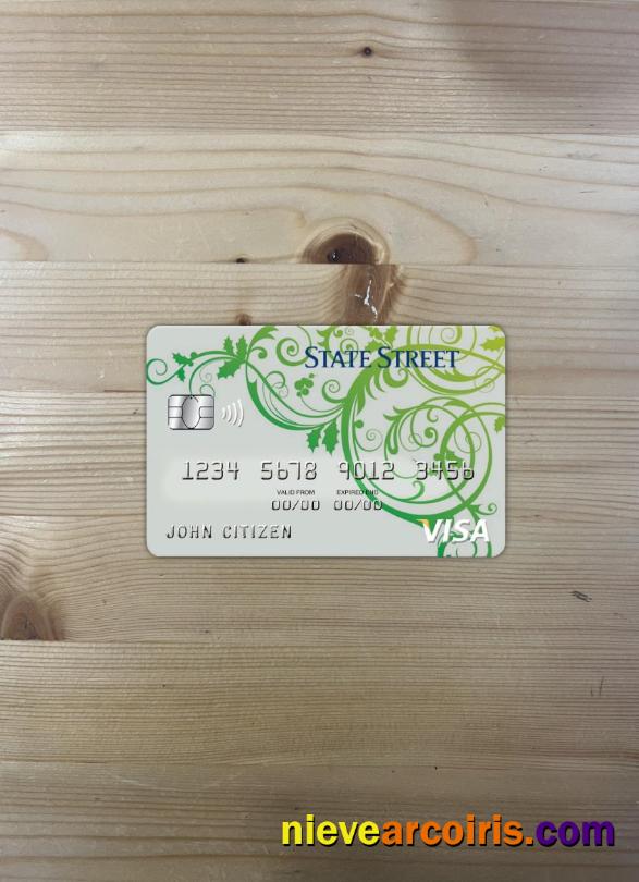 Belize State Street bank visa card photolook